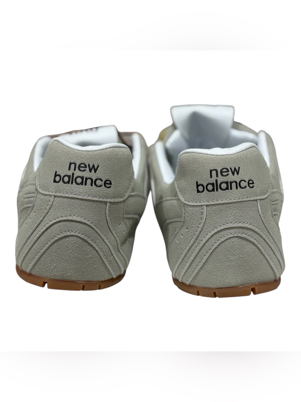 New Balance x Miu Miu 530 Low Top Lace-Up Suede Sneakers Gray Style 165 size 42 - Picture 3 of 9